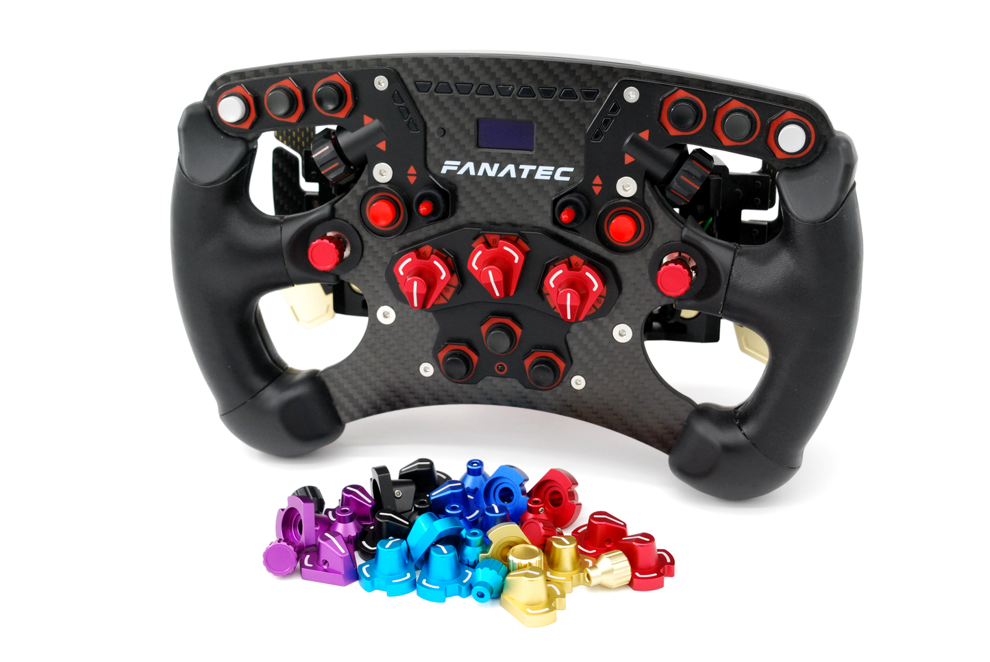 Anodized Aluminium Encoder Knobs for Fanatec Formula Wheel Rims