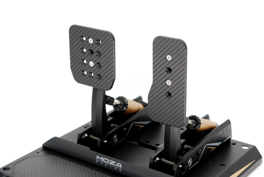Pro Carbon Pedals - Moza CRP2 Carbon Fibre Pedal Faces