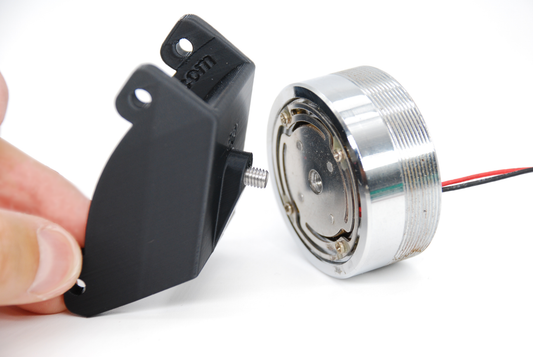 Fanatec CSL Elite Mount for 50mm Transducer Mini Bass Shaker Haptic Motors Pedal Reactor
