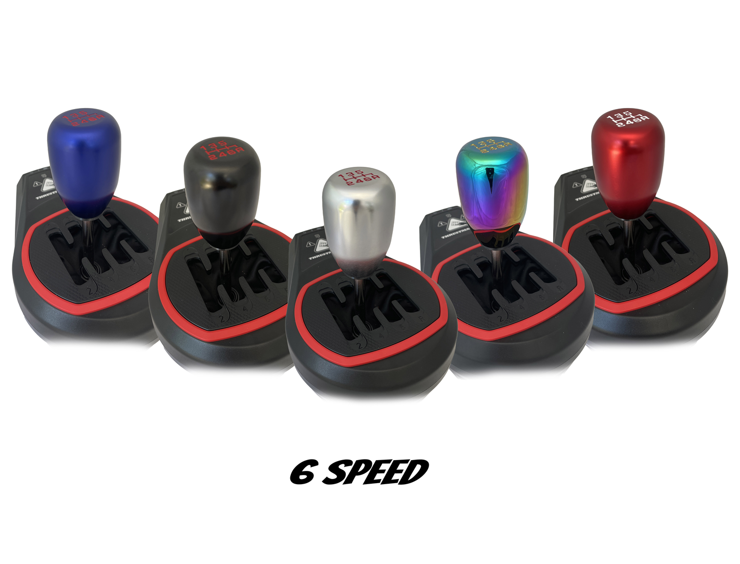 Gear Shifter Knob And Metal Adaptor For Thrustmaster TH8S Gear Shifter