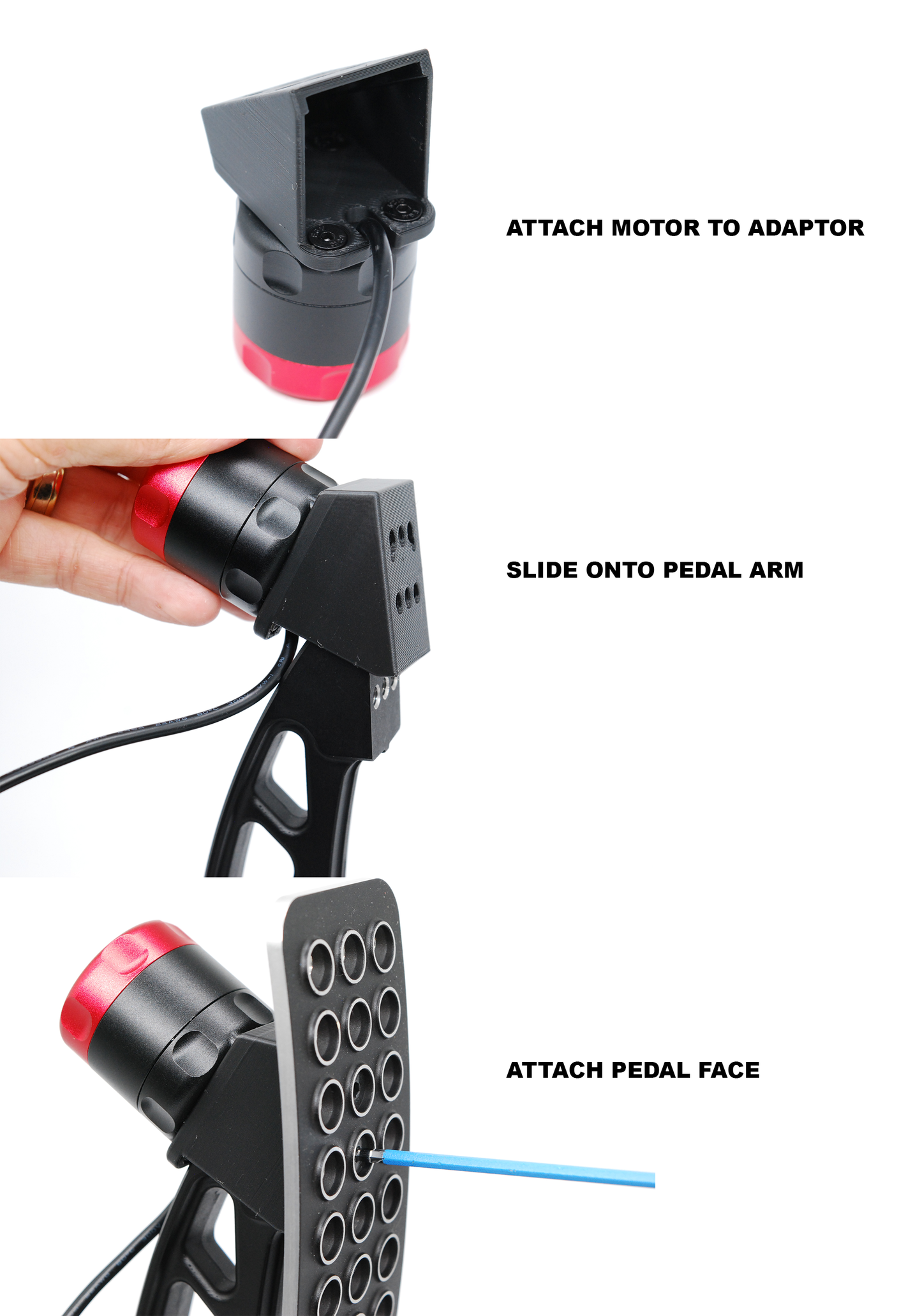 Asetek Mount for SIMAGIC P-HPR and P-HPR GT Haptic Pedal Reactor - Fits Invicta, Forte and La Prima