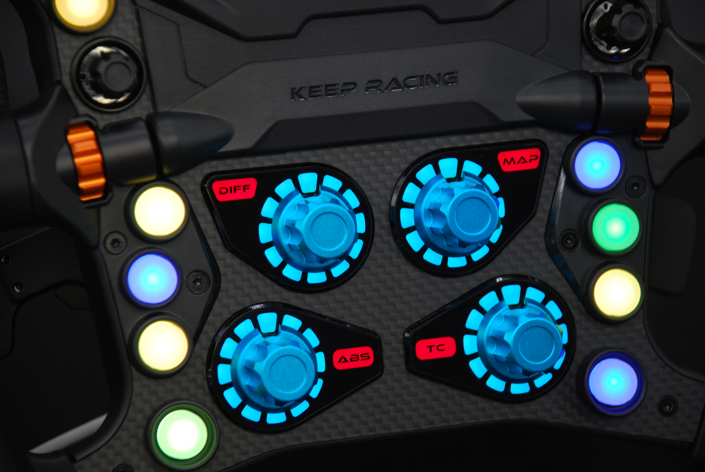 Anodized Aluminium Encoder Knobs for Simagic Zeus Formula Steering Wheel