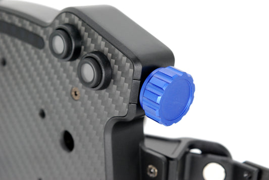 Aluminium Thumb Encoder Knobs CNC Machined Anodised Style Large