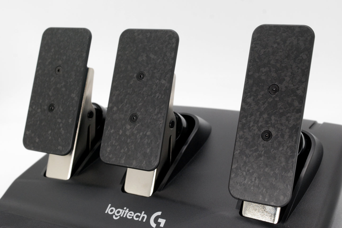 Carbon Fibre Pedal Faces for Logitech G923 G29 G920 G27 G25