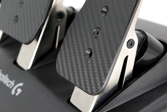 Pro Carbon Pedal Faces for Logitech G923 G29 G920 G27 G25 Genuine Carbon Fibre