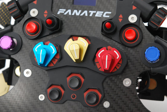 Anodized Aluminium Encoder Knobs Fanatec Style