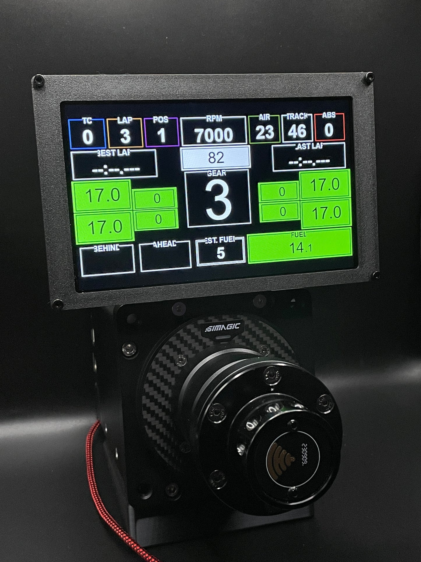 Vocore Screen Cases for Simagic Wheelbases Alpha from 4"to 6.8"