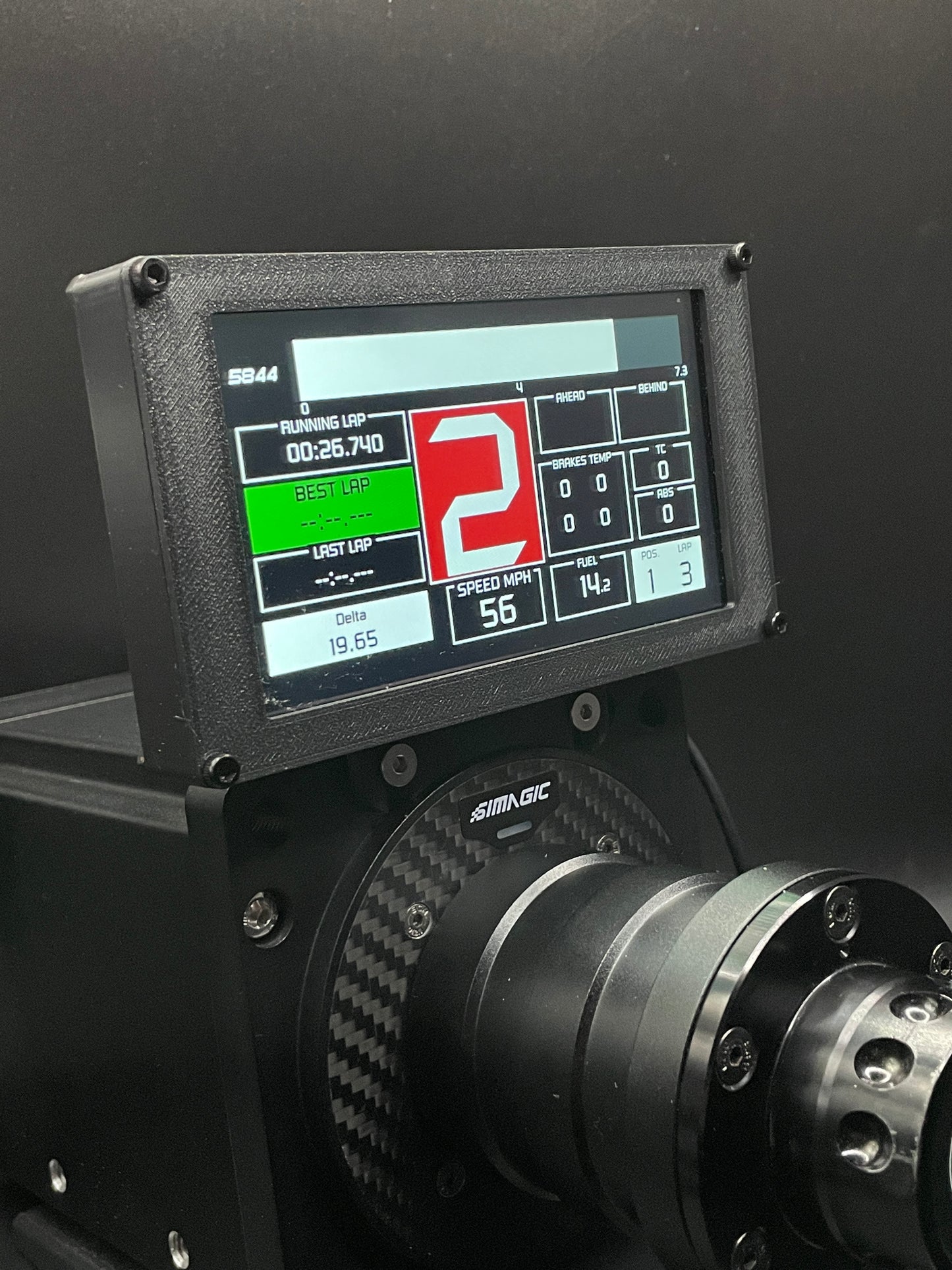 Vocore Screen Cases for Simagic Wheelbases Alpha from 4"to 6.8"