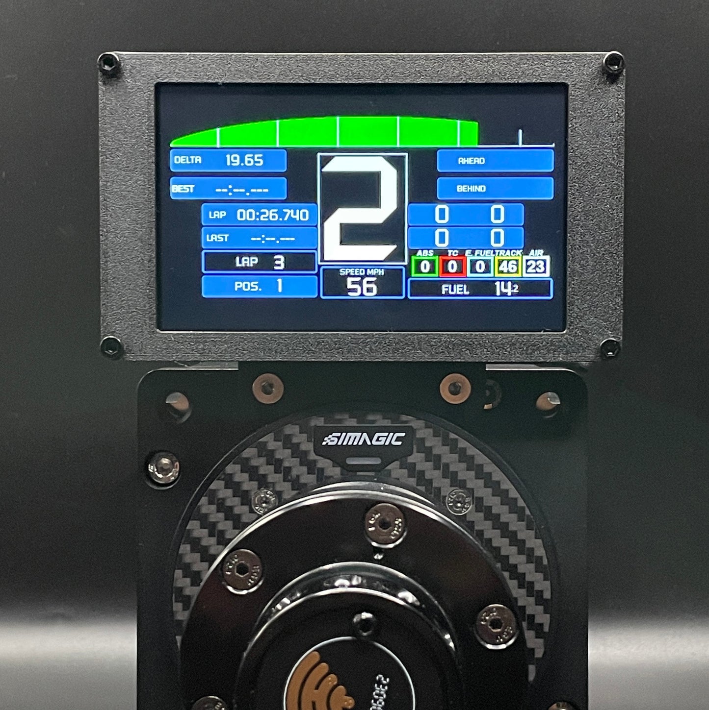 Vocore Screen Cases for Simagic Wheelbases Alpha from 4"to 6.8"