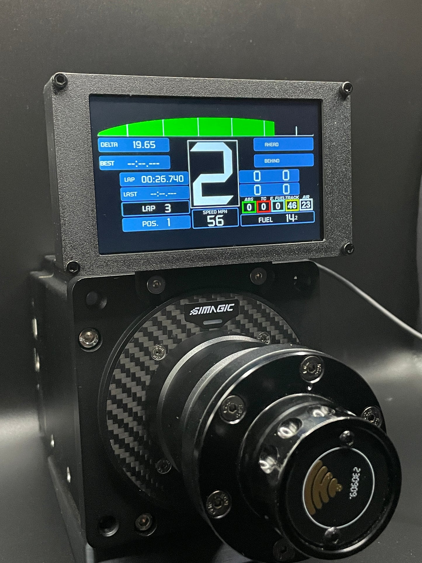 Vocore Screen Cases for Simagic Wheelbases Alpha from 4"to 6.8"