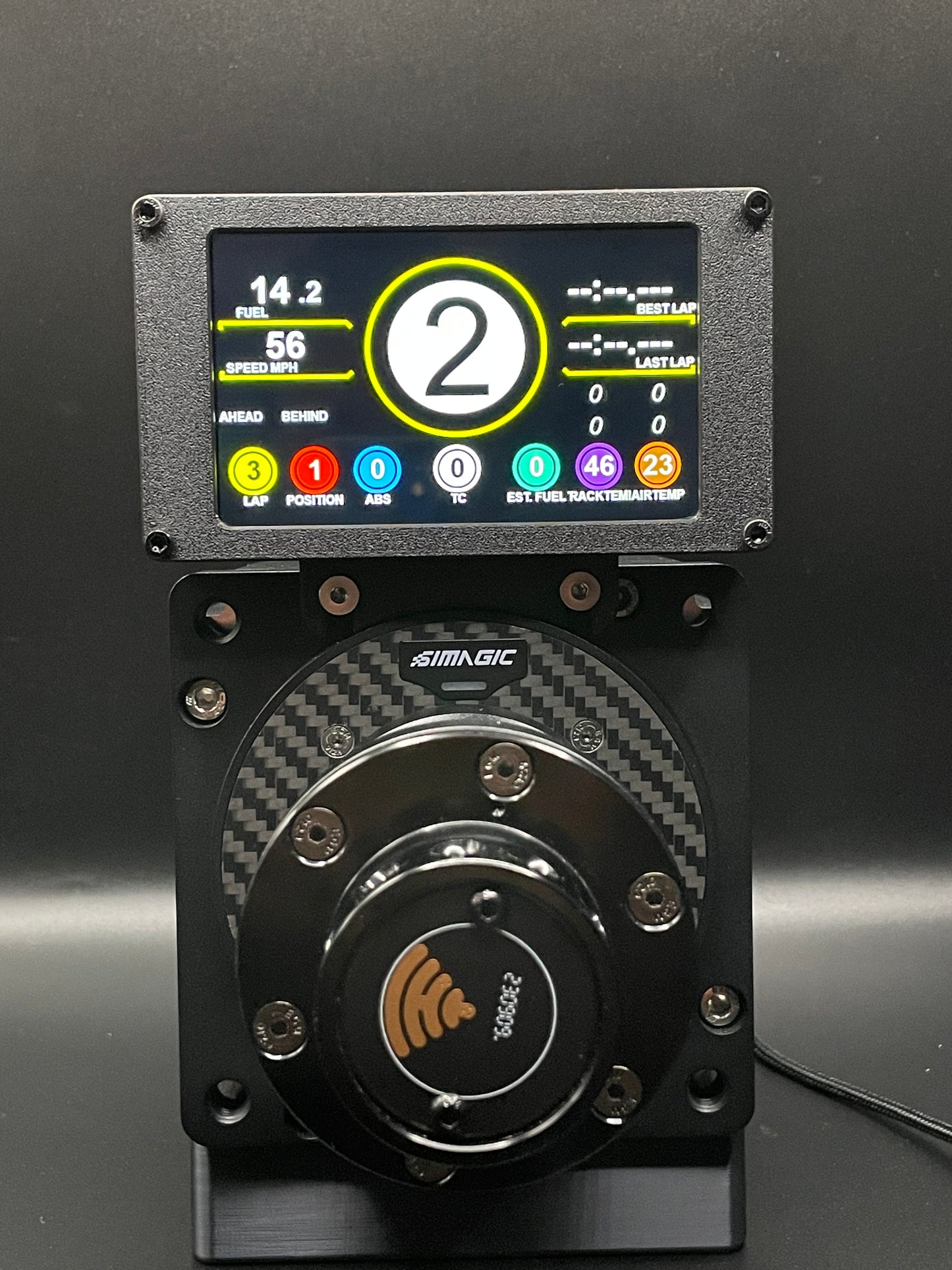 Vocore Screen Cases for Simagic Wheelbases Alpha from 4"to 6.8"