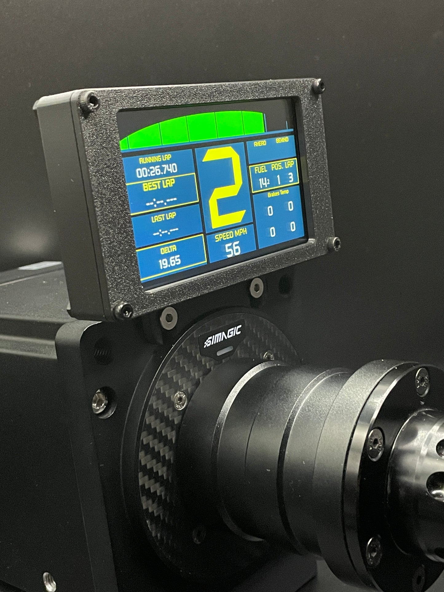 Vocore Screen Cases for Simagic Wheelbases Alpha from 4"to 6.8"