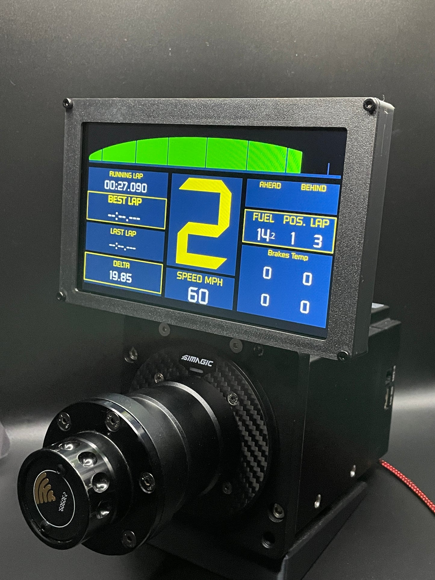 Vocore Screen Cases for Simagic Wheelbases Alpha from 4"to 6.8"