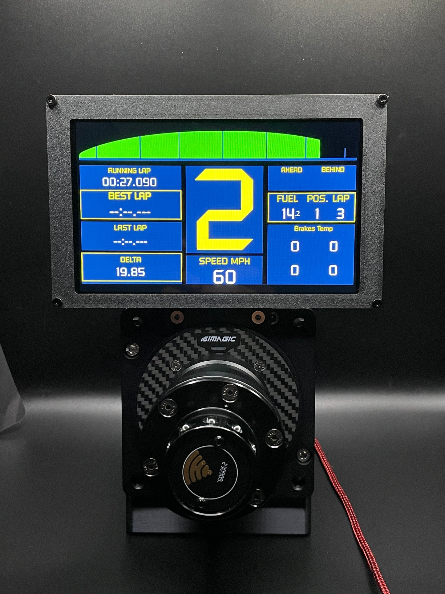 Vocore Screen Cases for Simagic Wheelbases Alpha from 4"to 6.8"