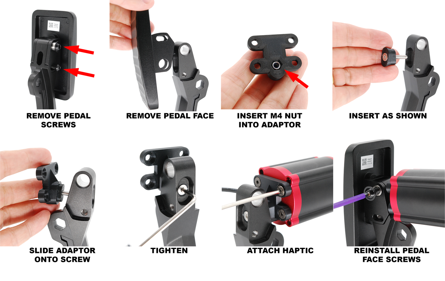 Moza CRP2 Mount for SIMAGIC P-HPR Haptic Pedal Reactor