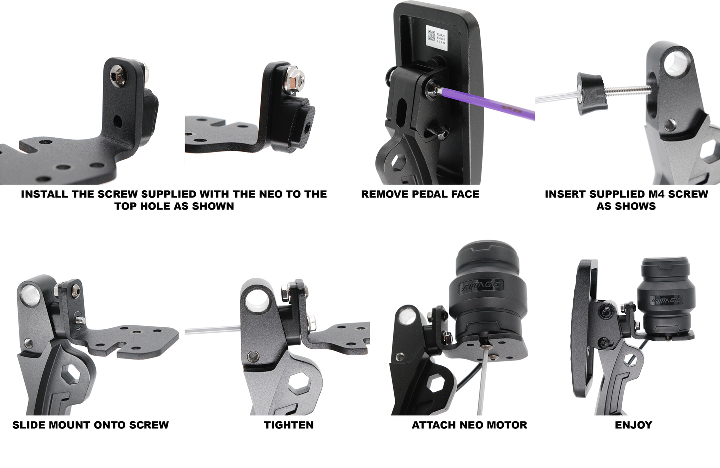 Moza CRP2 Mount for SIMAGIC NEO Haptic Pedal Reactor