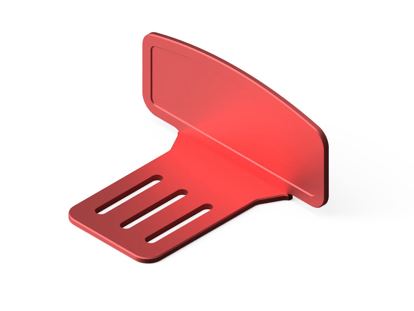 Pedal Side Foot Support Plate for Thrustmaster Raceline T598