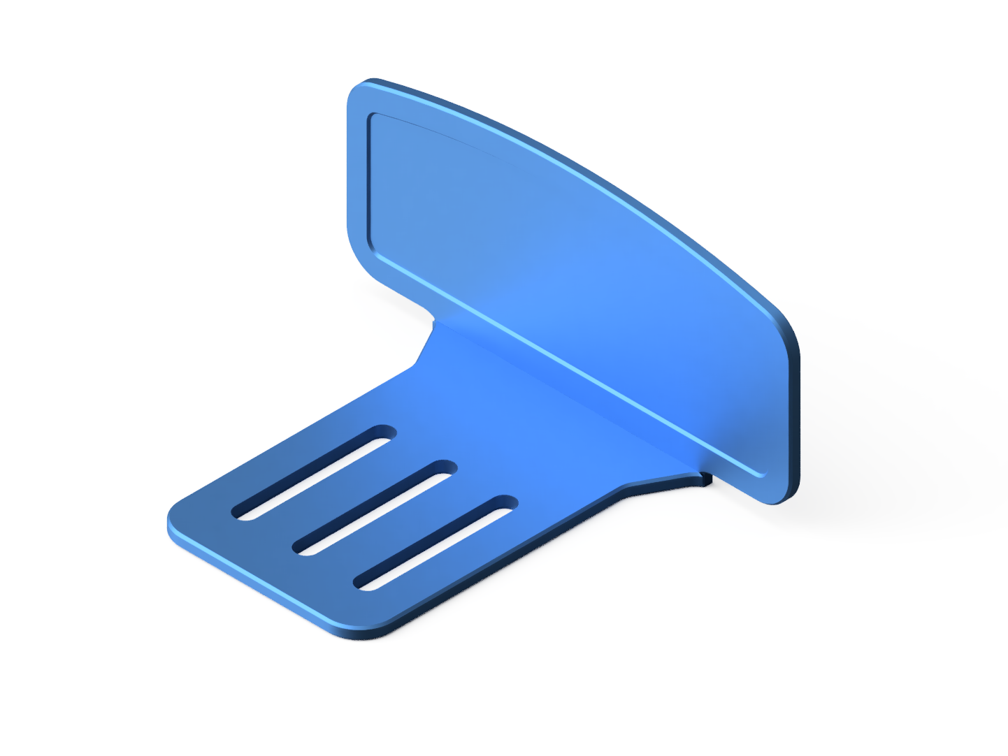 Pedal Side Foot Support Plate for Fanatec CSL Pedals