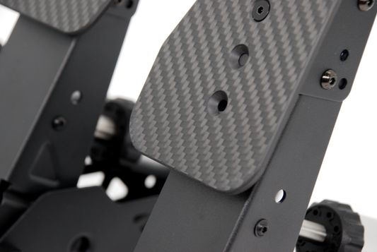 Pro Carbon Pedal Faces for Moza SRP2 Genuine Carbon Fibre