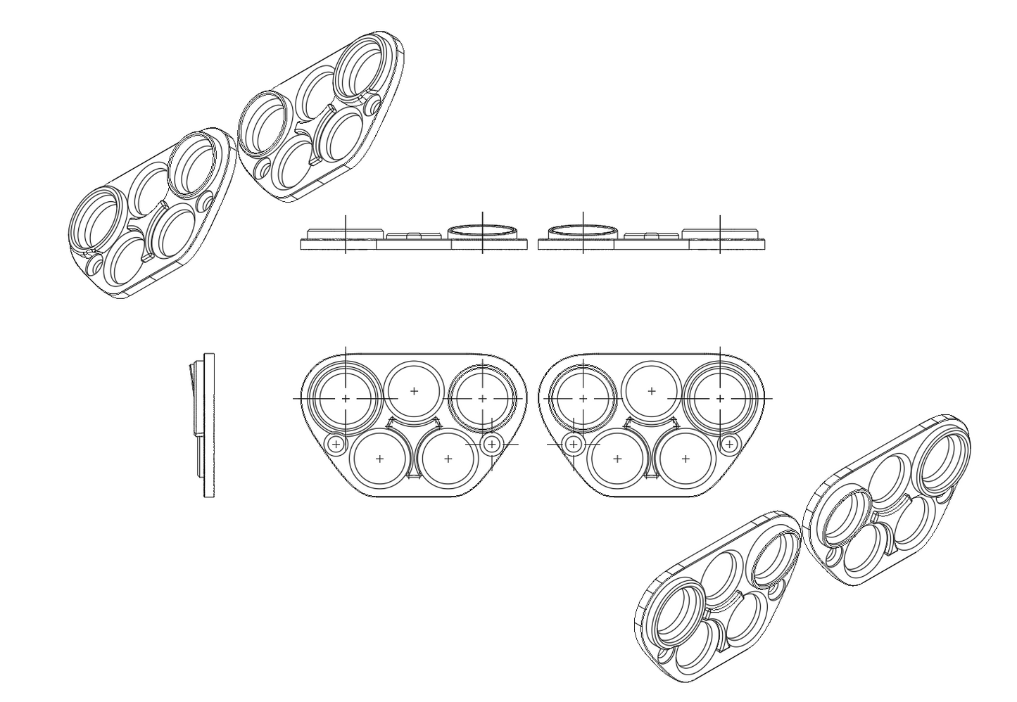 Heusinkveld One Tactile Button Panels