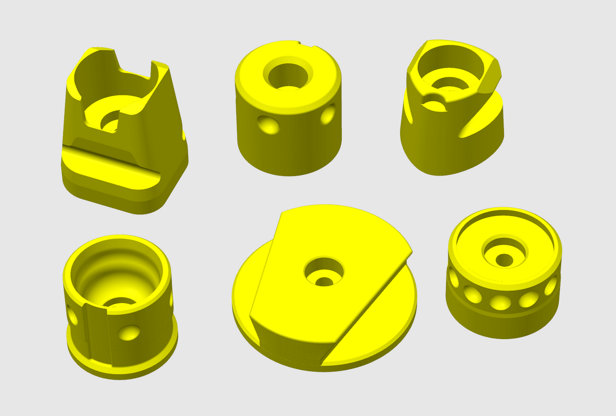 Sim Rig QR Mounts for Steering Wheel Display - Logitech Fanatec Moza Simagic Simucube