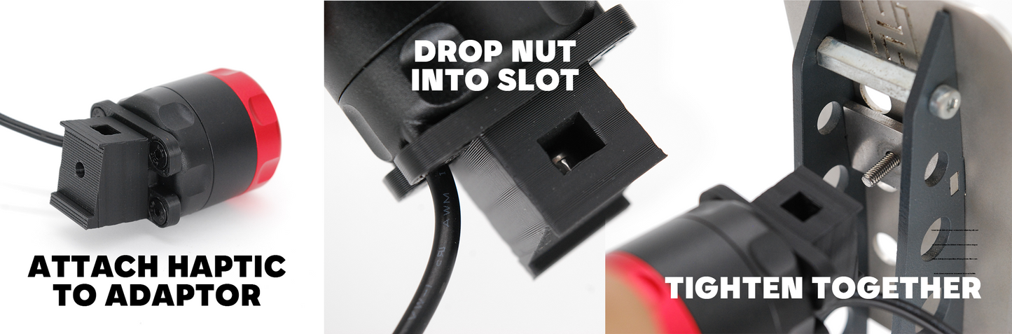Heusinkveld Sprint Haptic / Rumble/ Bass Shaker Mounts