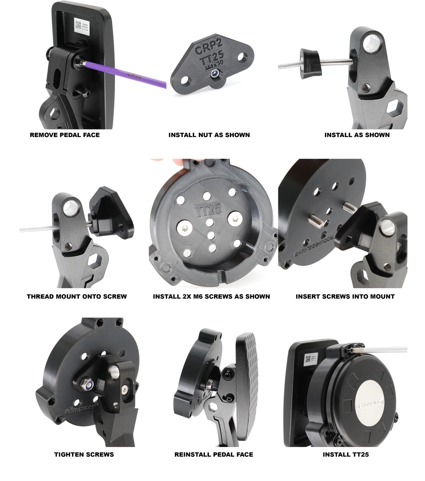 Moza CRP2 Mount for Dayton TT25 Mini Bass Shaker Haptic