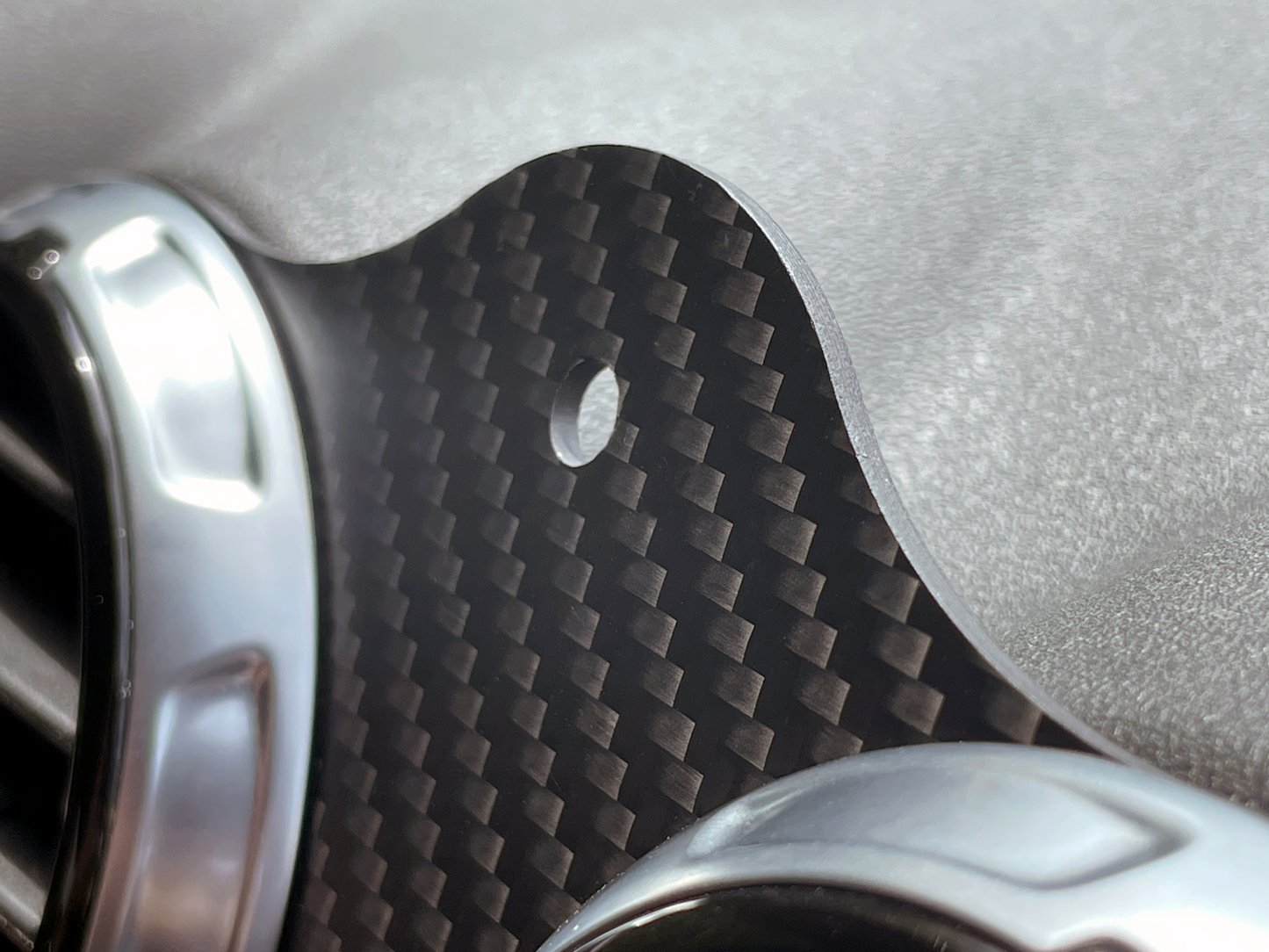 Carbon Fibre MagSafe Phone Charger Mount for Audi TT Mk.2 8J Mk2 TTS TTRS