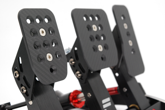 Pro Carbon Pedals - Fanatec Clubsport v3 Carbon Fibre Pedal Faces