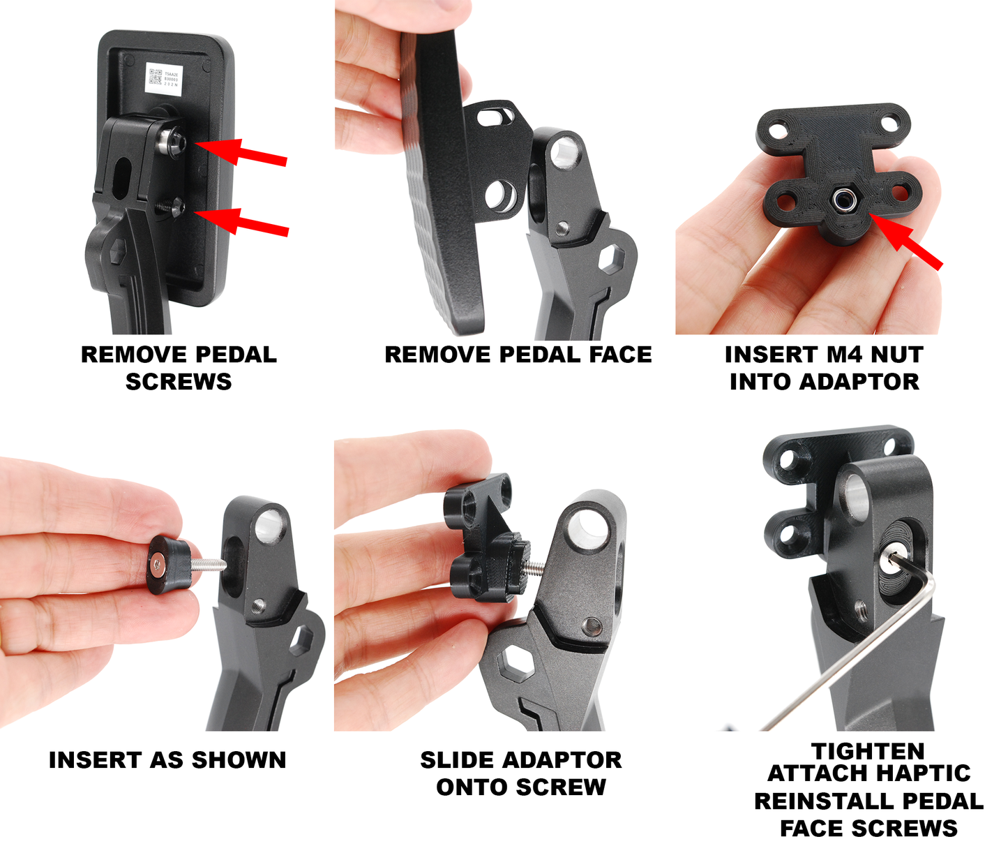Moza CRP2 Mount for Simsonn VAM Pro Haptic Pedal Reactor