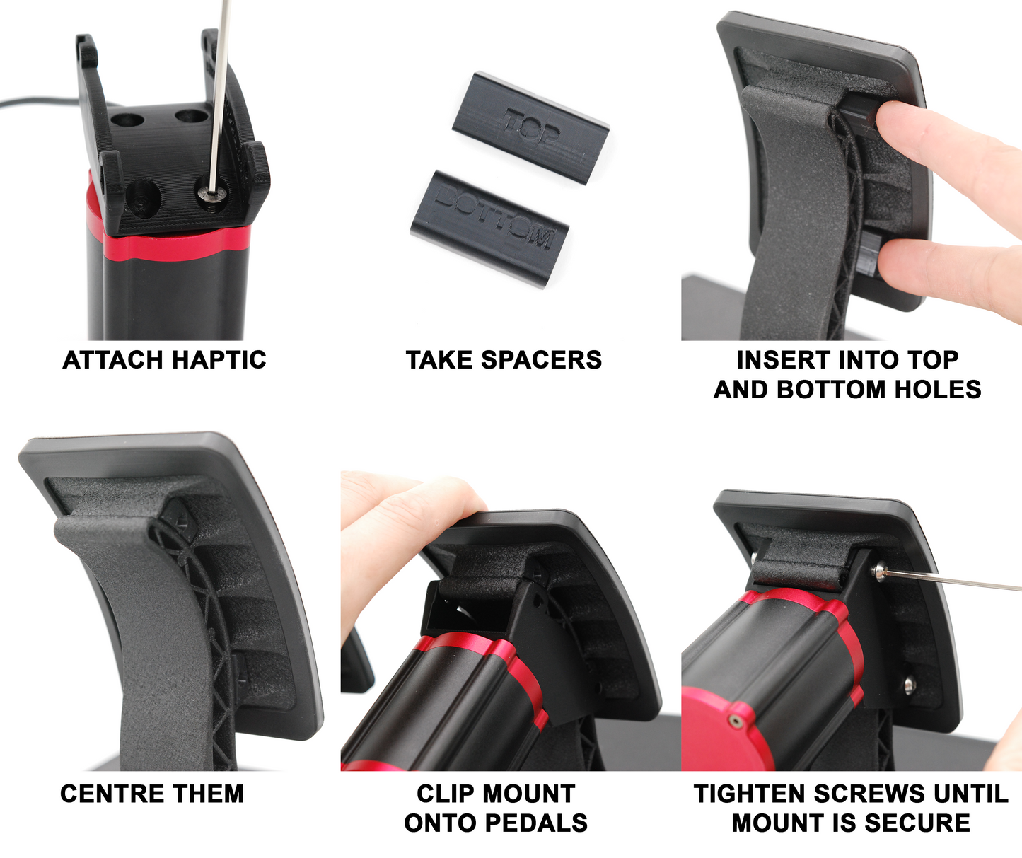 Fanatec CSL Elite V1 V2 Mount for SIMAGIC P-HPR and P-HPR GT Haptic Pedal Reactor