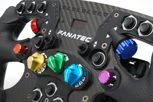 Anodized Aluminium Encoder Knobs for Fanatec Formula Wheel Rims