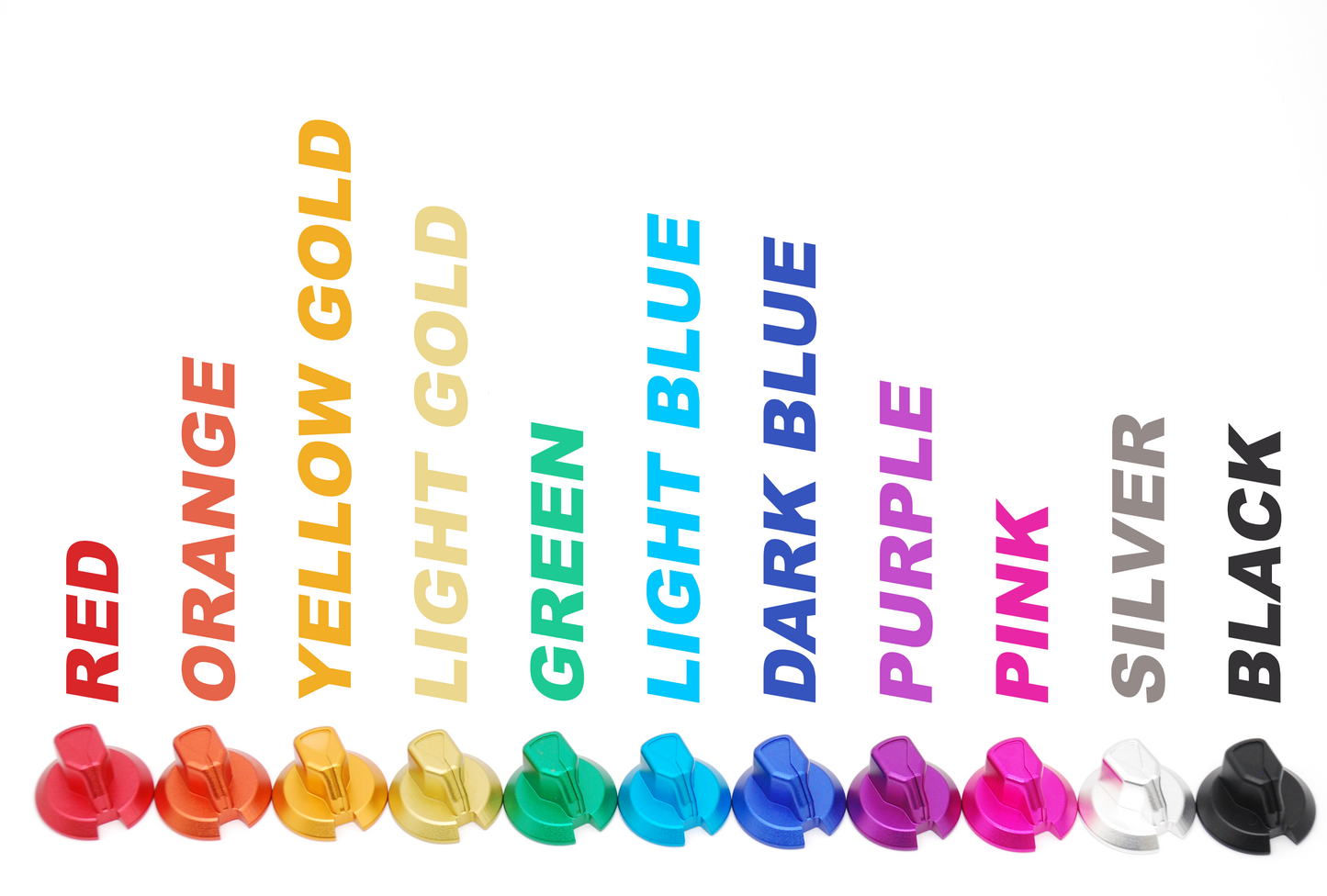 Anodized Aluminium Encoder Knobs Mclaren Style