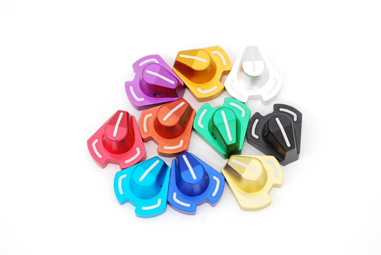 Moza KS Wheel Aluminium Encoder Knobs CNC Machined Anodised