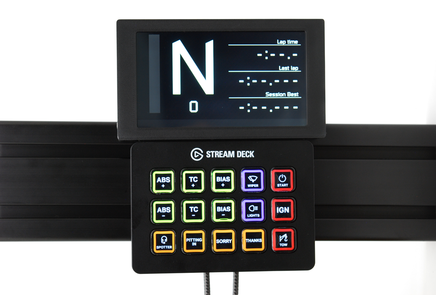Case for 5" Vocore Screen and Stream Deck 15 Key