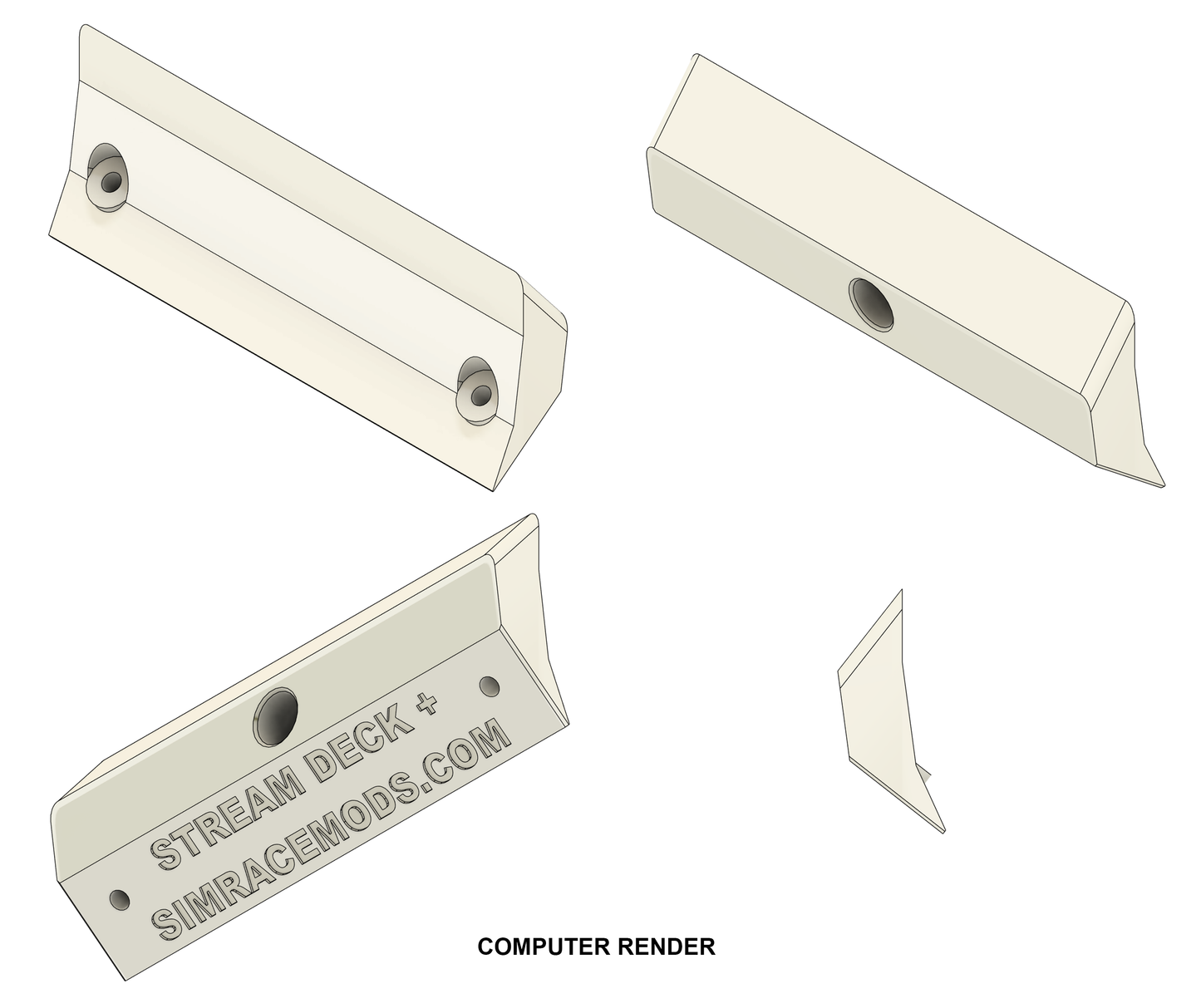 Camera Thread Mount Adapter for Elgato Stream Deck Plus +