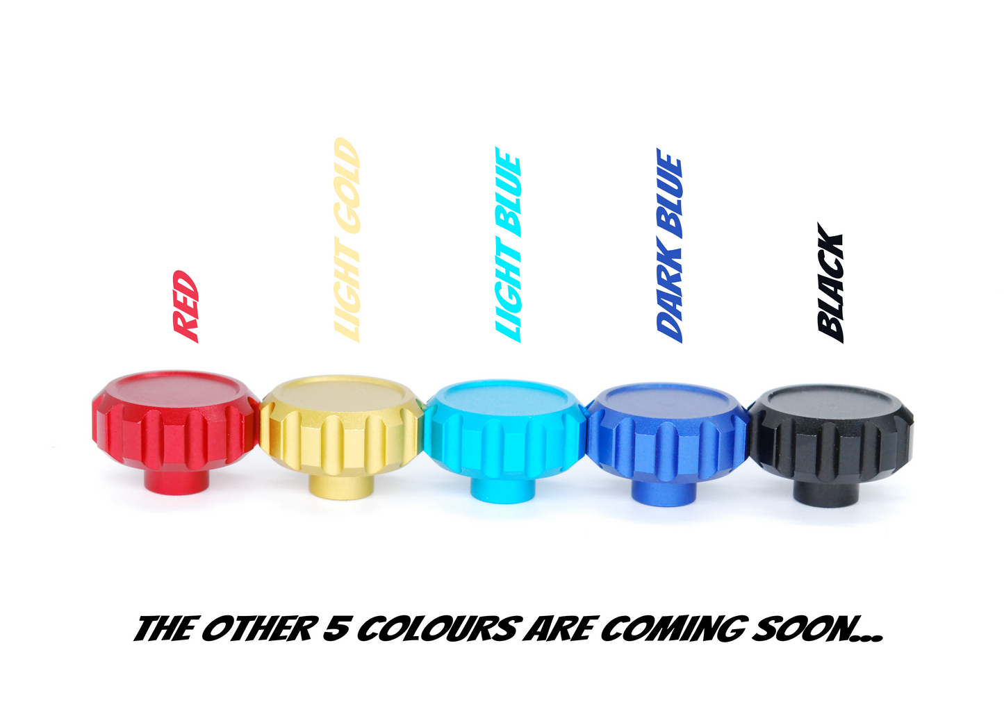 Anodized Aluminium Thumb Encoder Knobs for Fanatec Formula Wheel Rims