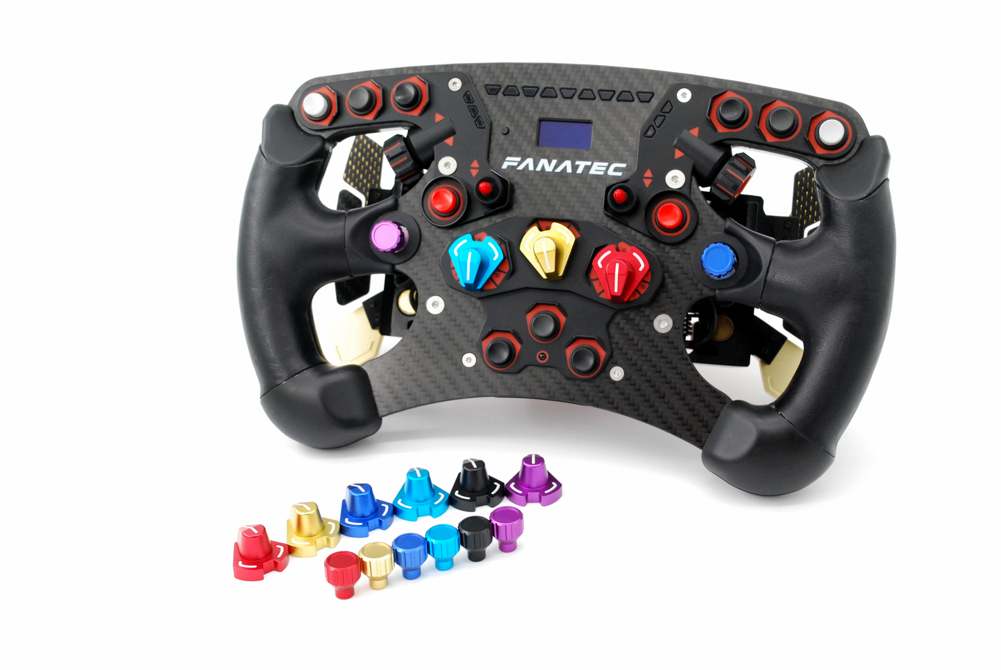 Anodized Aluminium Encoder Knobs for Fanatec Formula Wheel Rims