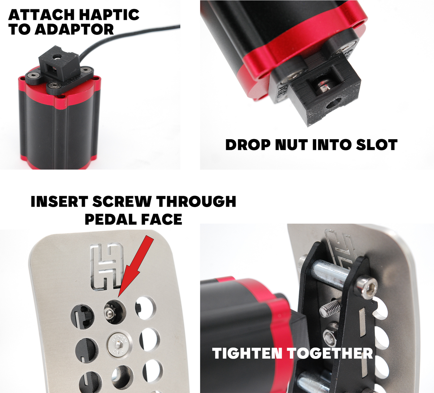 Heusinkveld Ultimate Haptic / Rumble/ Bass Shaker Mounts