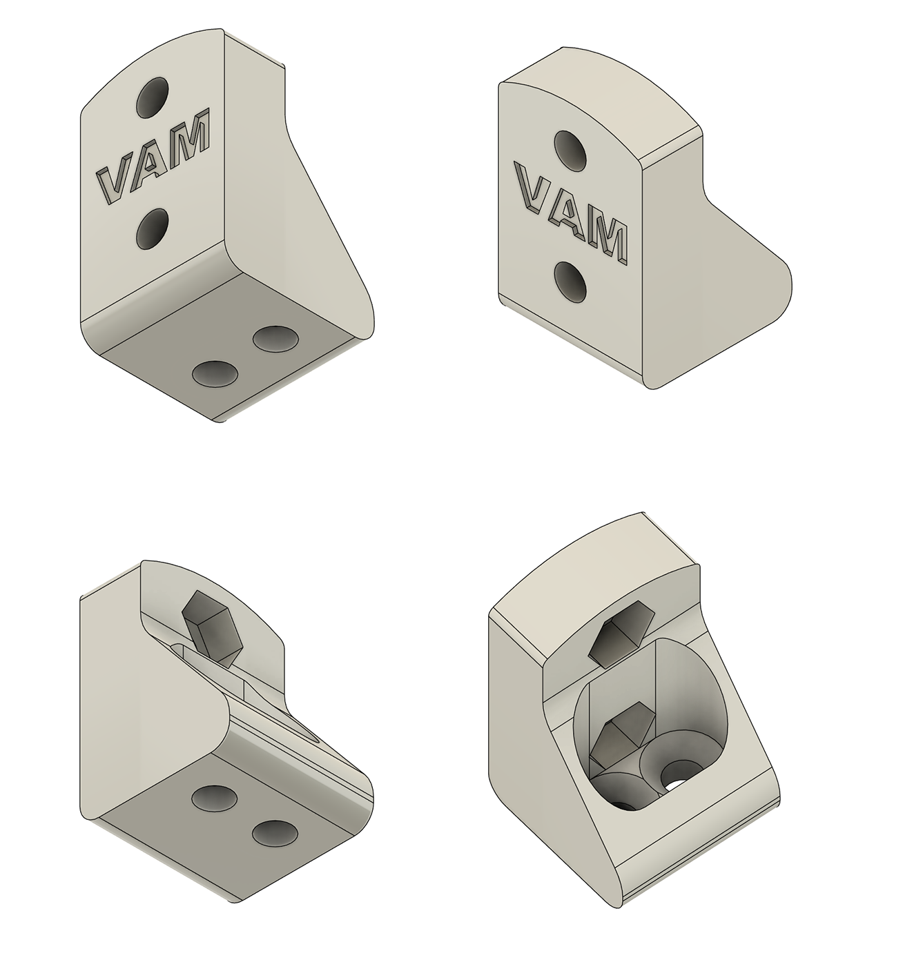 Simsonn VAM and VAM Pro Haptic Pedal Reactor Mount For Conspit CPP Evo Lite and Apex Pedals
