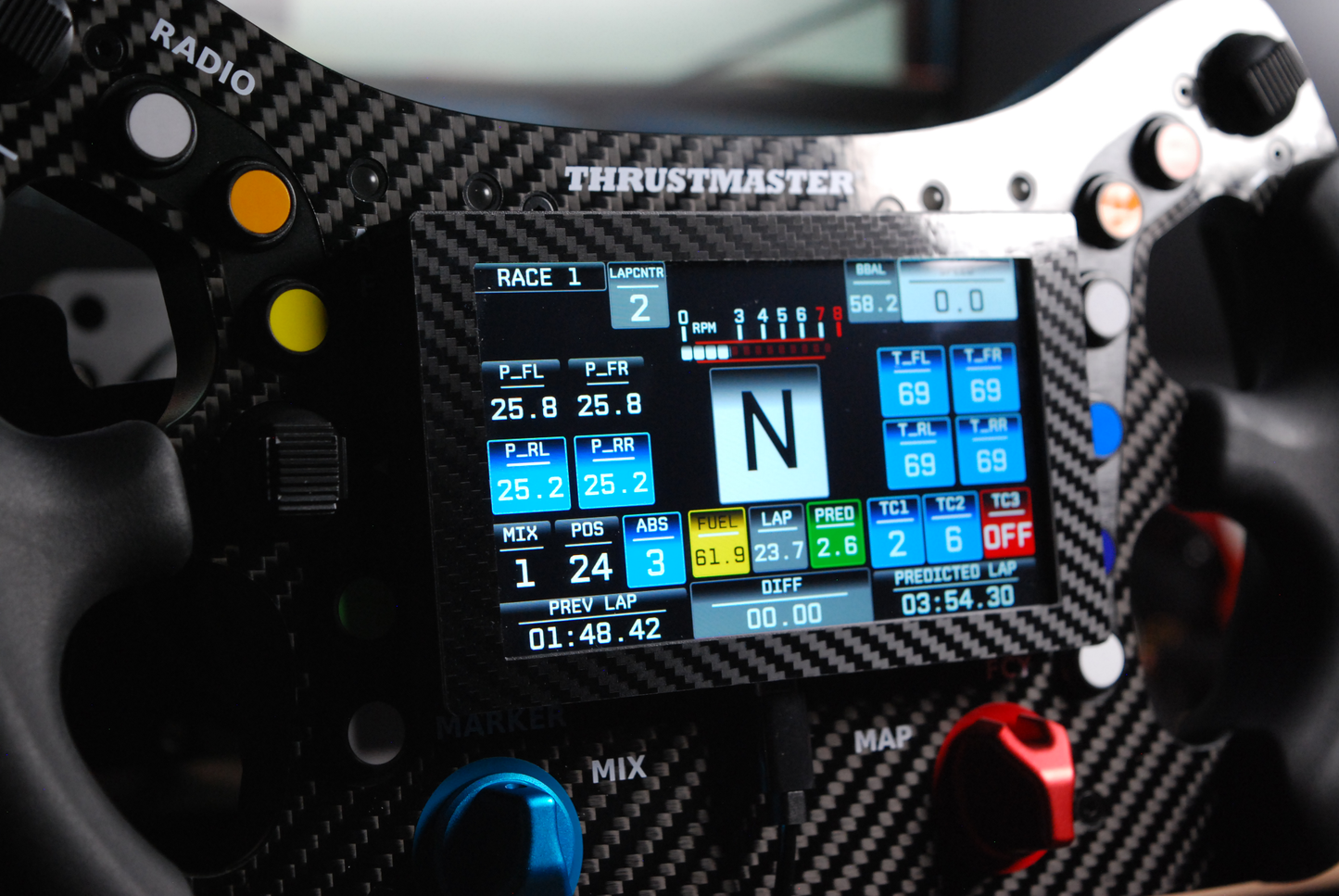 Vocore Screen Case for Thrustmaster 488 GT3 Wheel