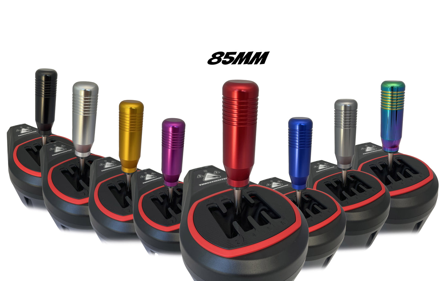 Gear Shifter Knob & Adaptor For Thrustmaster TH8S Sim Racing Mod
