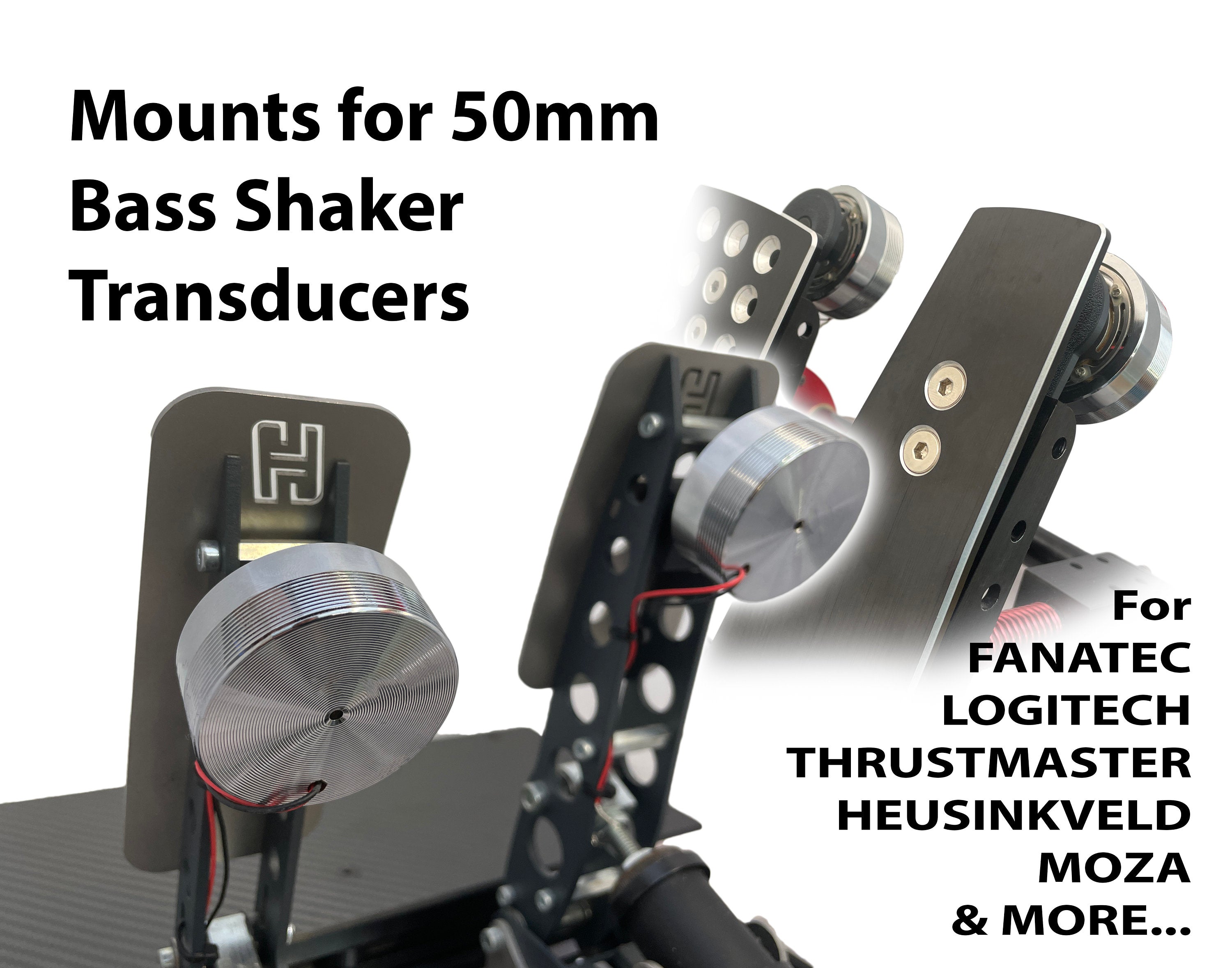 bass shaker pedals Pedal Mounts for 50MM Resonance Speakers Vibration Bass Shaker Fanatec