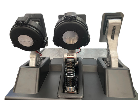 Dayton TT25 Bass Shaker Mounts for Sim Pedals - Logitech Fanatec Thrustmaster Heusinkveld