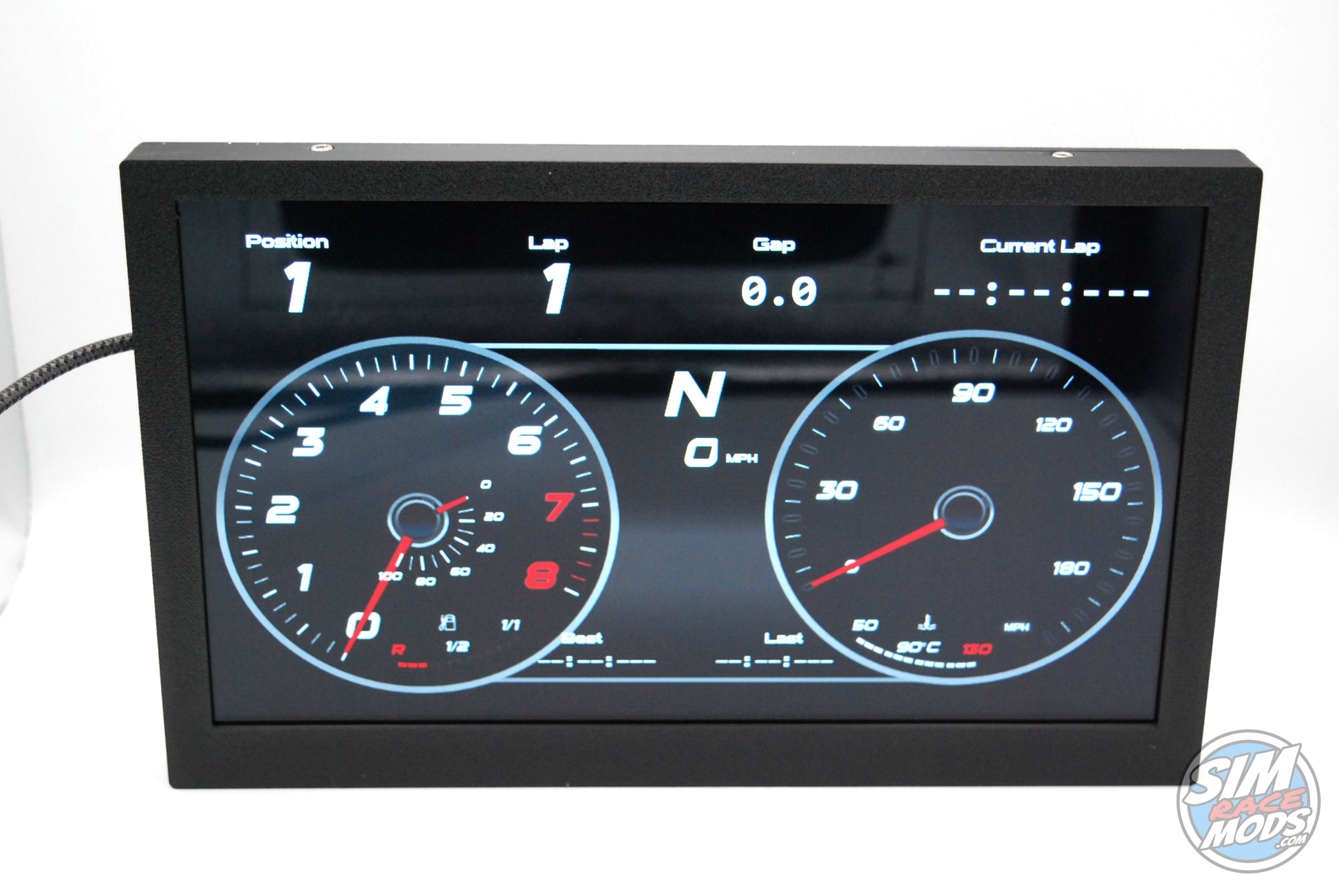 10’’ Vocore LCD Screen Case - USB Display Sim Racing Dashboard