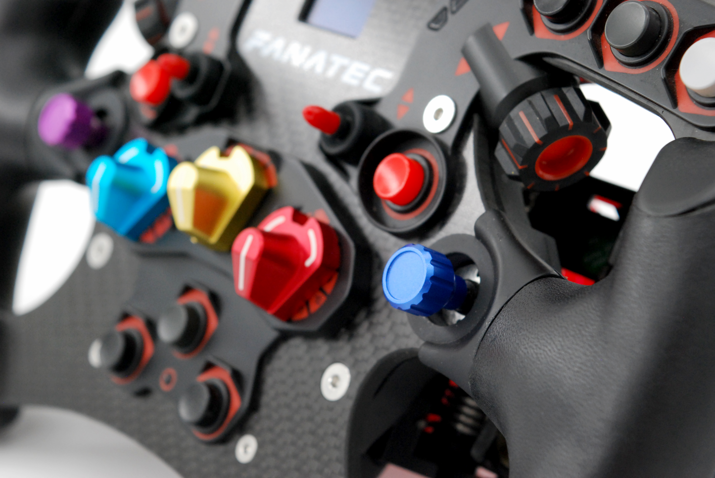 Anodized Aluminium Encoder Knobs for Fanatec Formula Wheel Rims