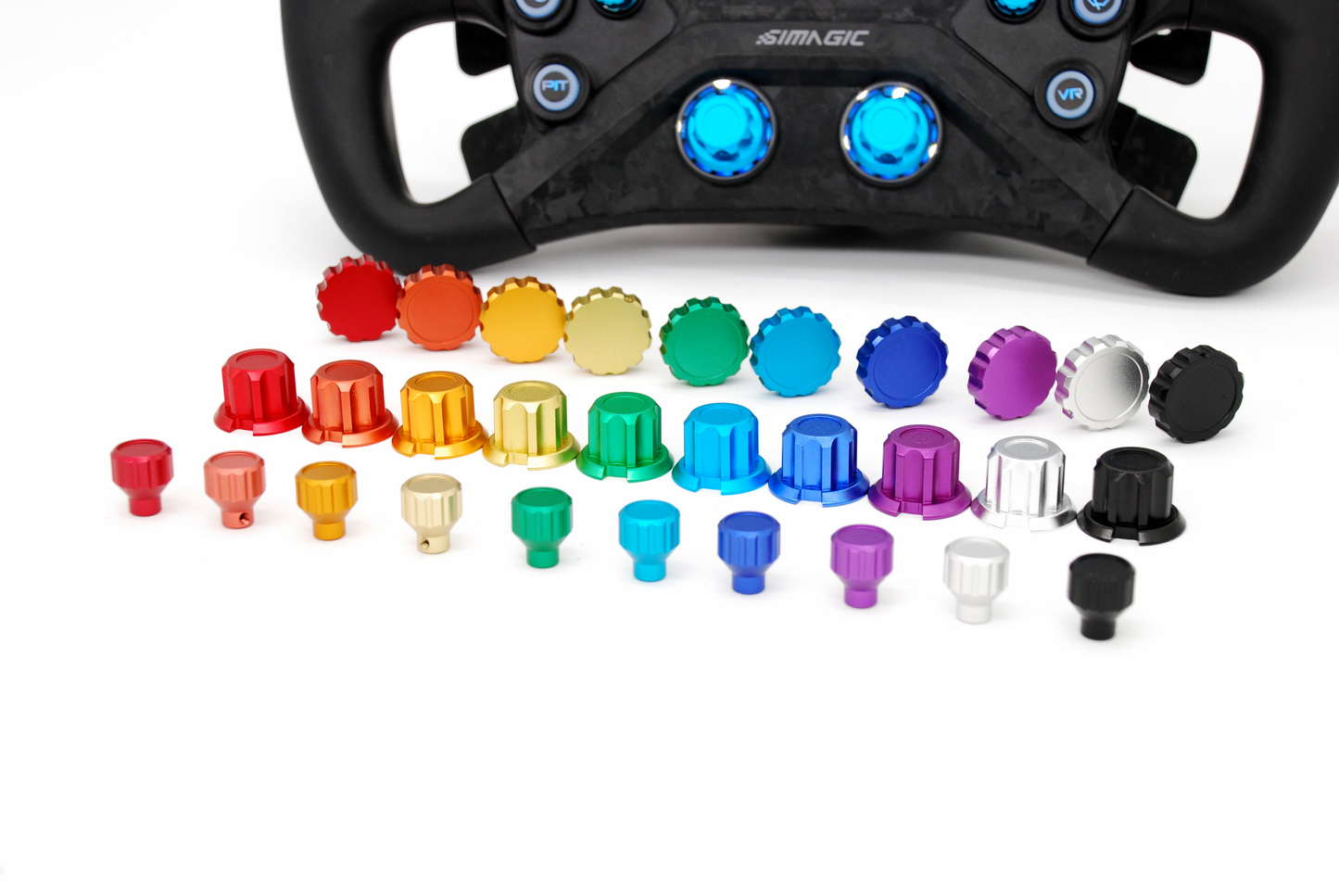 Anodized Aluminium Encoder Knobs for Simagic GT Neo