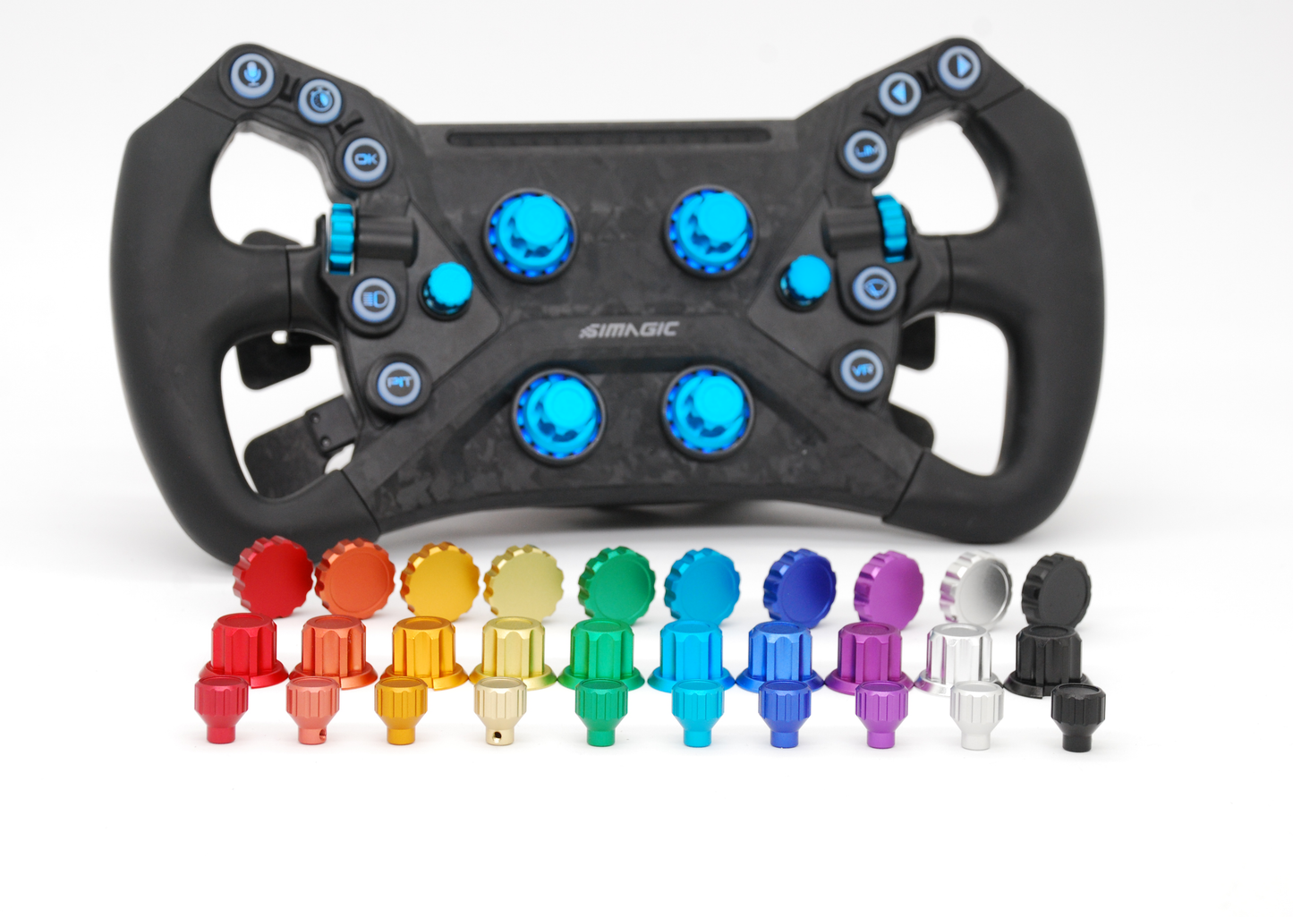 Anodized Aluminium Encoder Knobs for Simagic GT Neo