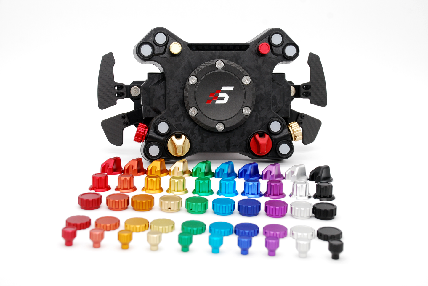 Anodized Aluminium Encoder Knobs for Simagic Neo X hub