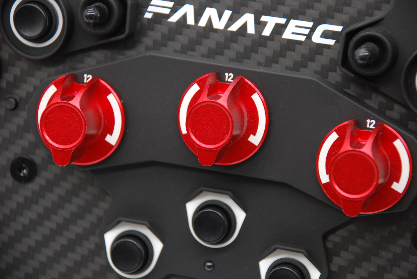 Anodized Aluminium Encoder Knobs for Fanatec Formula v3 Wheel